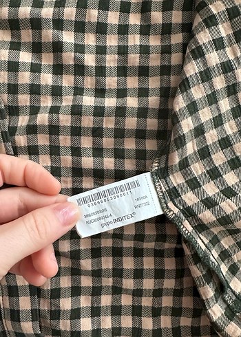 Zara kareli ekose gömlek - Görsel 3