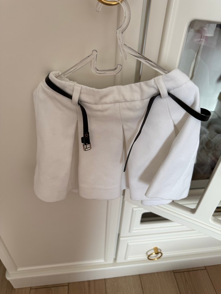 Zara Kız Çocuk Beyaz ceket etek takım - Görsel 2