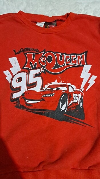 Erkek cocuk 2 3 yas kırmızı bluz  - Görsel 2