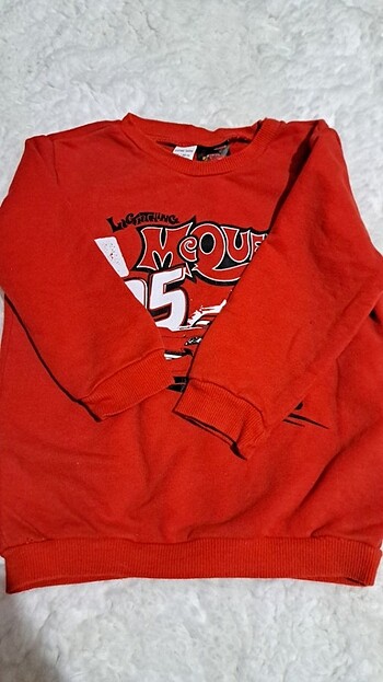 Erkek cocuk 2 3 yas kırmızı bluz  - Görsel 3