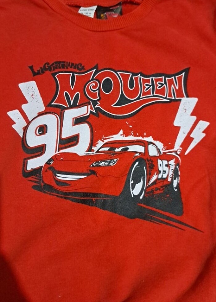 Erkek cocuk 2 3 yas kırmızı bluz  - Görsel 2