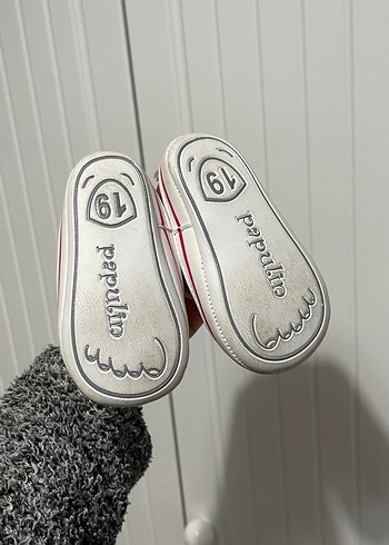 Parlak Pembe Kız Bebek İlk Adım Ayakkabısı - Görsel 3