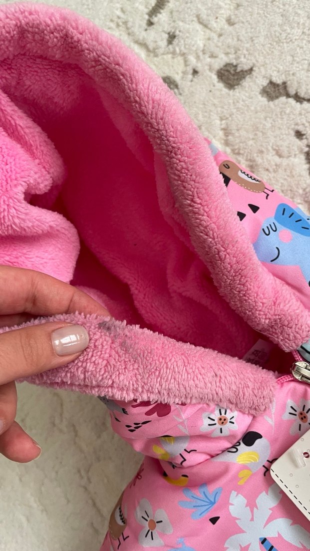 Pembe su geçirmez astronot tulum - Görsel 3