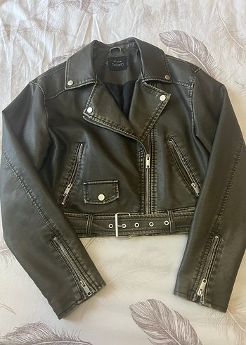 Eskitme Deri Ceket - Görsel 4