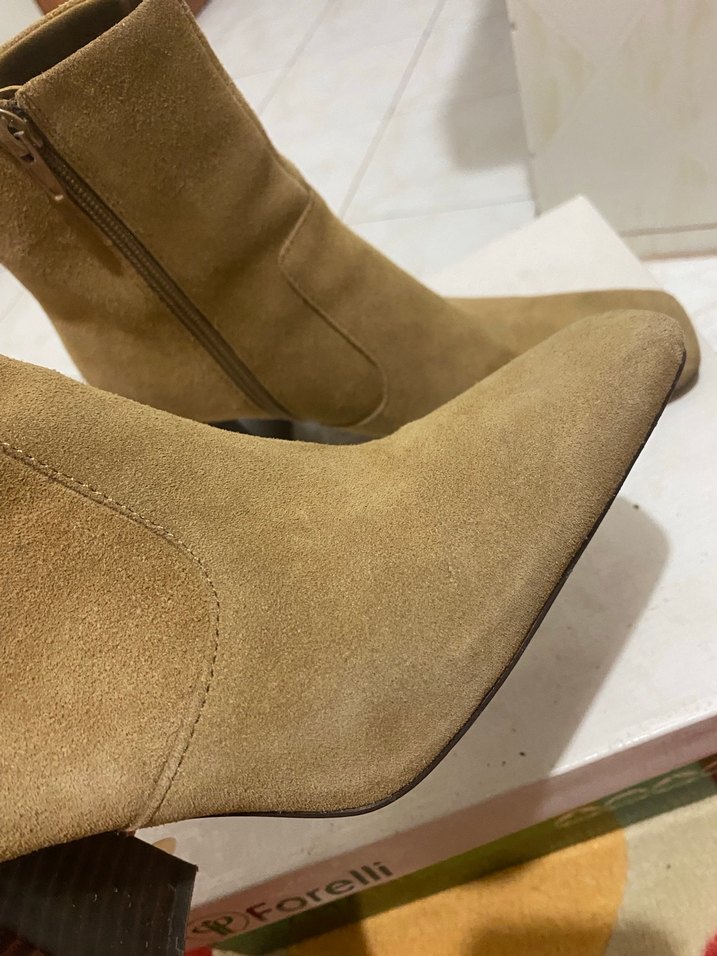 Süet Topuklu Kadın Bot - Görsel 3