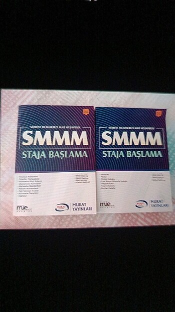 Diğer SMMM MALİ MÜŞAVİRLİK STAJ BAŞLATMA SİNAVİ KİTABİ