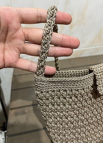Bershka Örgü çanta