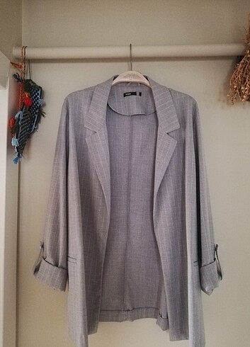 Defacto blazer ceket çizgili 