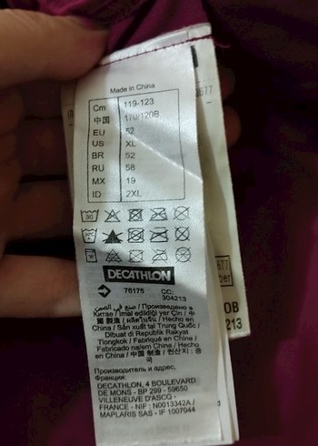 xxl Beden Decathlon İnce Askılı Etekli Mor Mayo