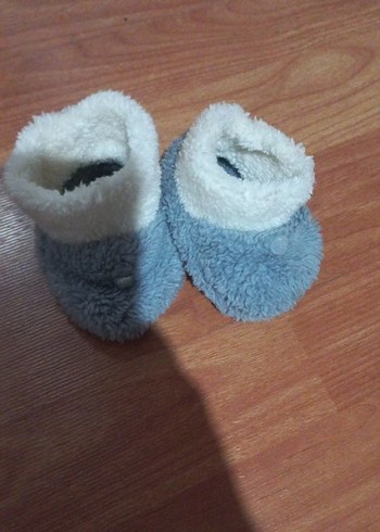 Mavi Erkek Bebek İlk Adım Ayakkabısı Velcro - Görsel 5