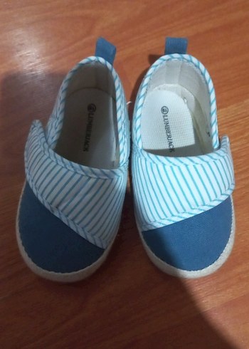 Mavi Erkek Bebek İlk Adım Ayakkabısı Velcro - Görsel 4