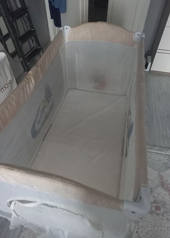 Beyaz Pastel Oyun Parkı Yatak - Görsel 2