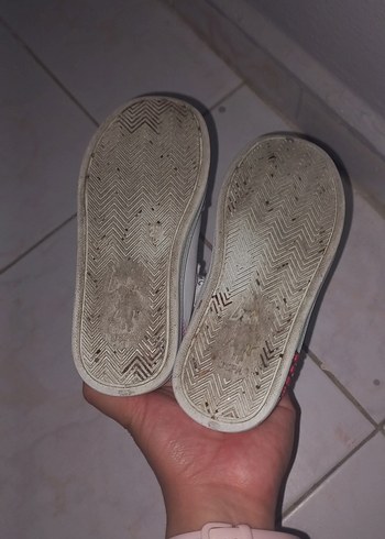 Kız Çocuk Pembe Cırt Cırtlı Spor Ayakkabı - Görsel 3