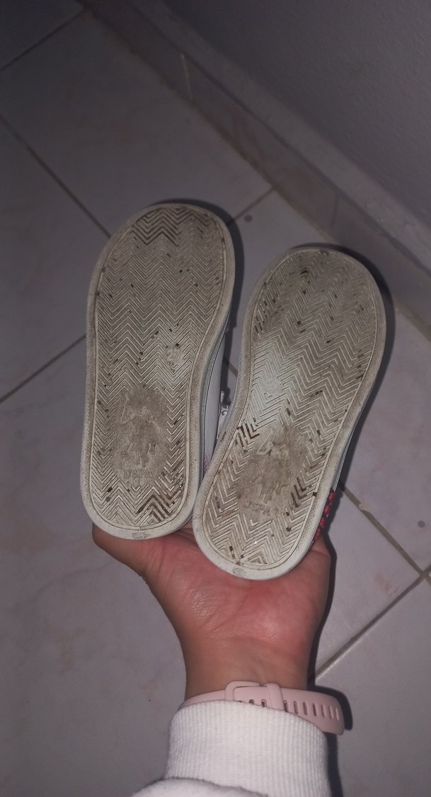 Kız Çocuk Pembe Cırt Cırtlı Spor Ayakkabı - Görsel 3