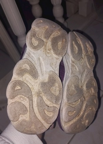 Kız Çocuk Mor Bağcıksız Bağlamalı Spor Ayakkabı - Görsel 3