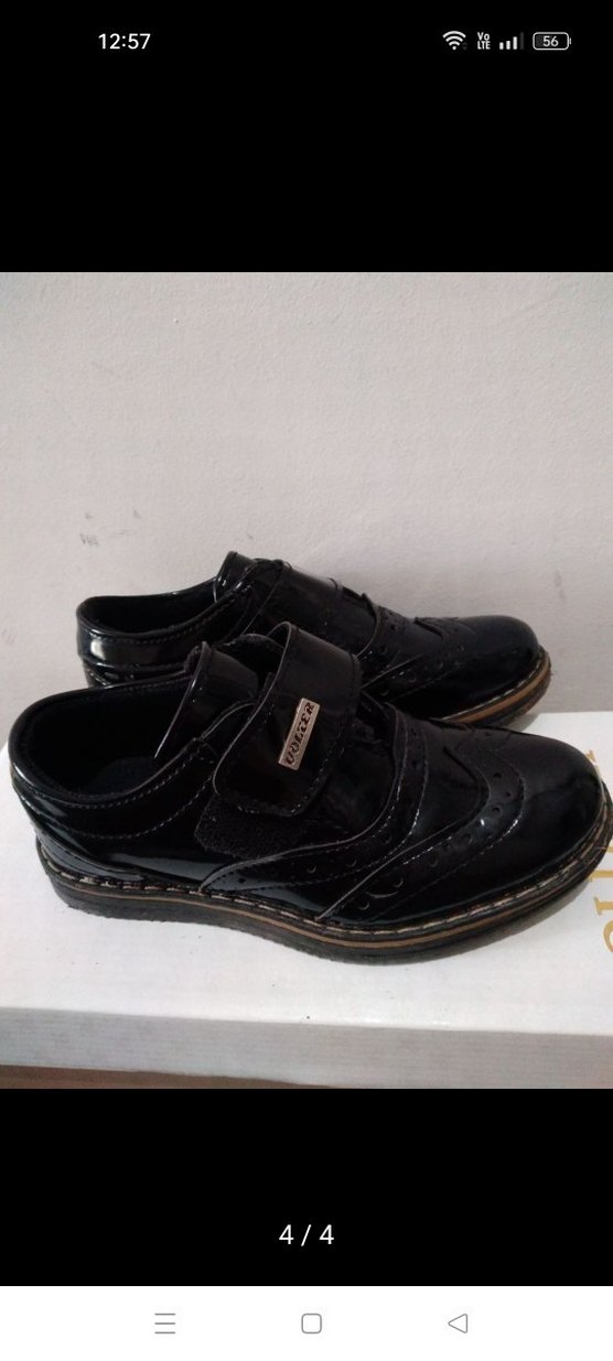 Diger Siyah Rugan Tokalı Erkek Çocuk Ayakkabısı - Görsel 4