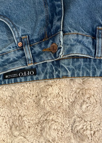 Diğer Gri Mavi Kadın Midi Denim Bol Kesim Pantolon