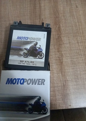 MOTOpower MP X7L-BS Motosiklet Aküsü 12V 7Ah - Görsel 4