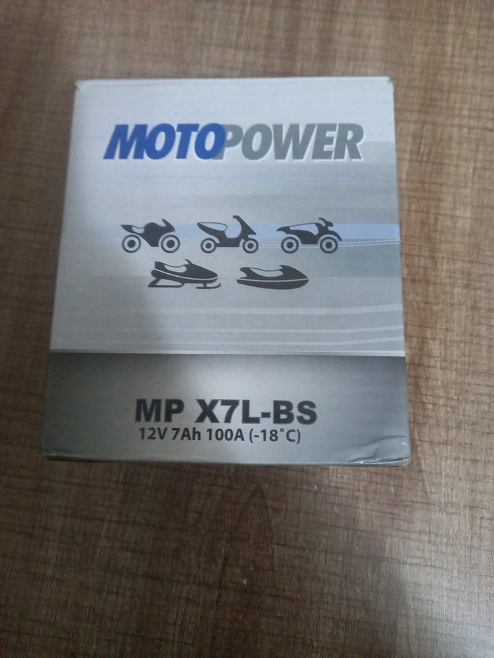 MOTOpower MP X7L-BS Motosiklet Aküsü 12V 7Ah - Görsel 3