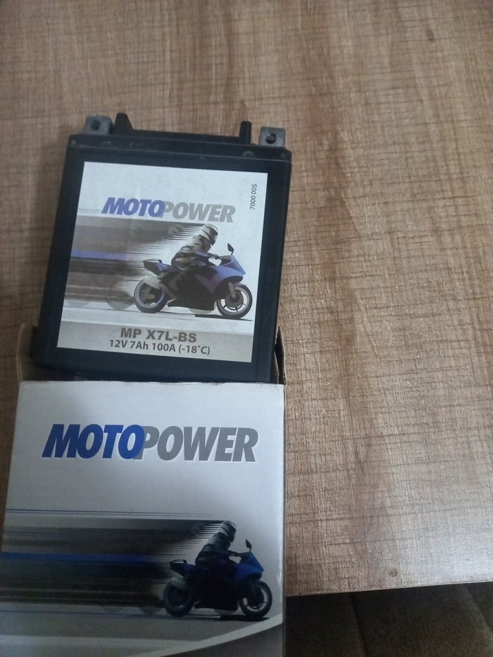 MOTOpower MP X7L-BS Motosiklet Aküsü 12V 7Ah - Görsel 4