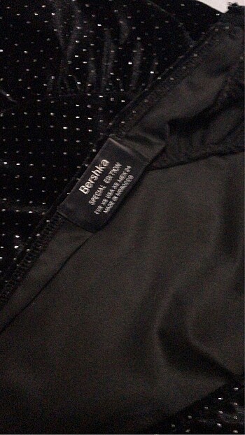 xs Beden siyah Renk Bershka Siyah Sırt Dekolteli Mini Elbise