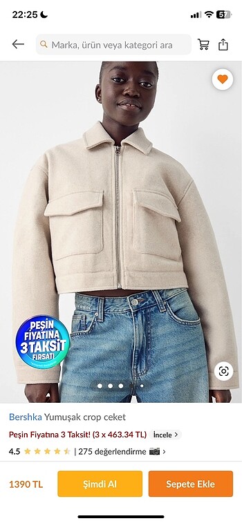bershka ceket