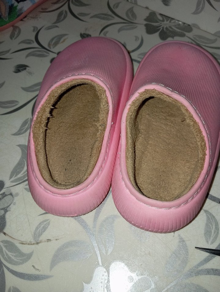 Kızlar için Pembe Sıcak Terlik - Görsel 2