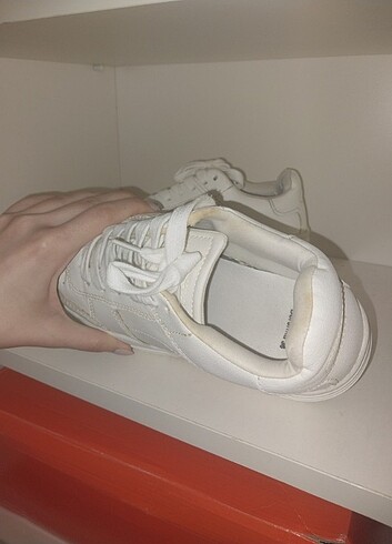 Bershka bershka 36 numara beyaz spor ayakkabı