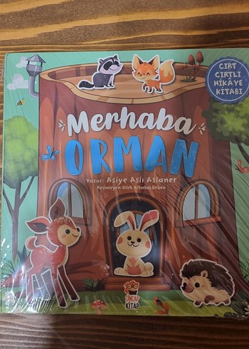 Merhaba Orman Cırt Cırtlı Kitap Sincap Kitap
