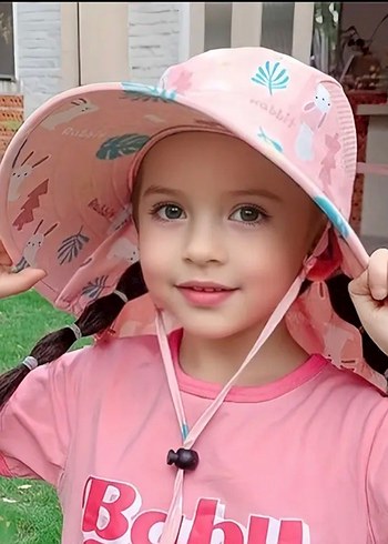 Pembe kiz Cocuk Şapkası