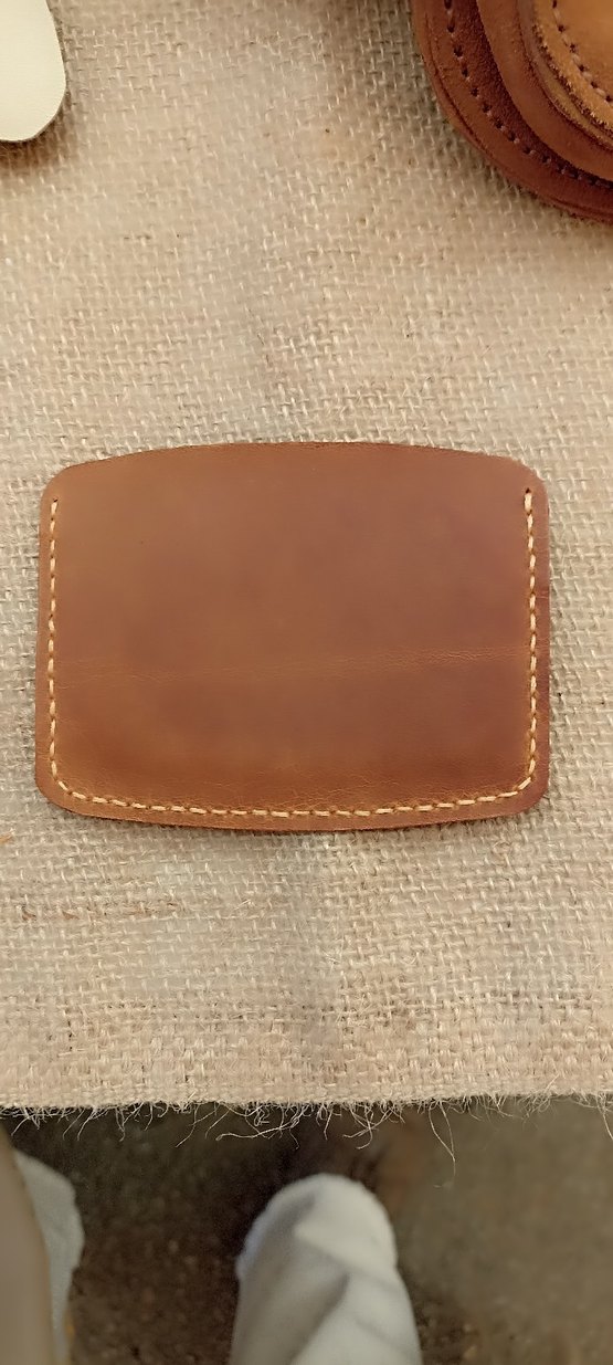 Bej Minimalist Erkek Cüzdanı - Görsel 2