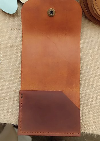 Kahverengi Minimalist Erkek Cüzdanı - Görsel 2