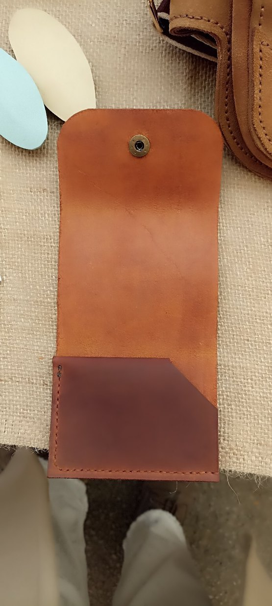 Kahverengi Minimalist Erkek Cüzdanı - Görsel 2