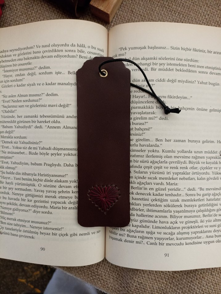 Bohem Tarzı El Yapımı Kitap Ayracı - Görsel 2