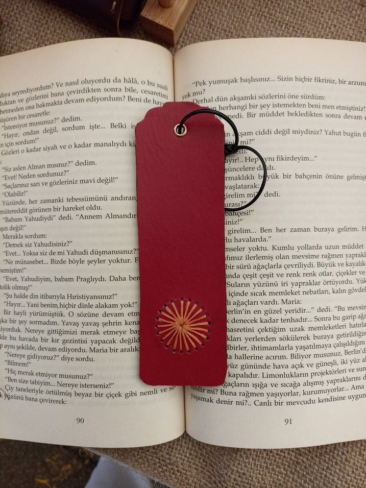 Bohem Tarzı El Yapımı Kitap Ayracı - Görsel 5