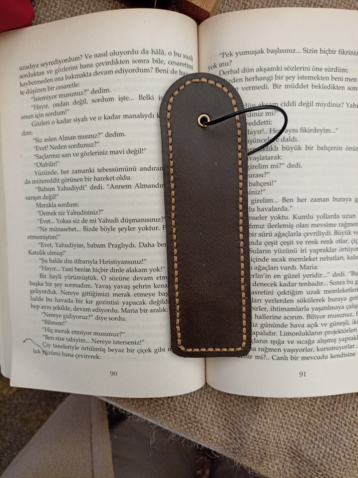 Bohem Tarzı El Yapımı Kitap Ayracı - Görsel 4