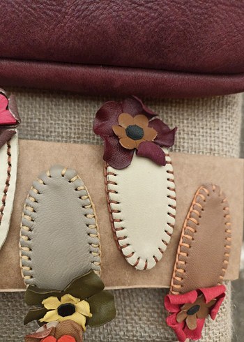 Çiçek Detaylı Renkli Tokalar - Görsel 5