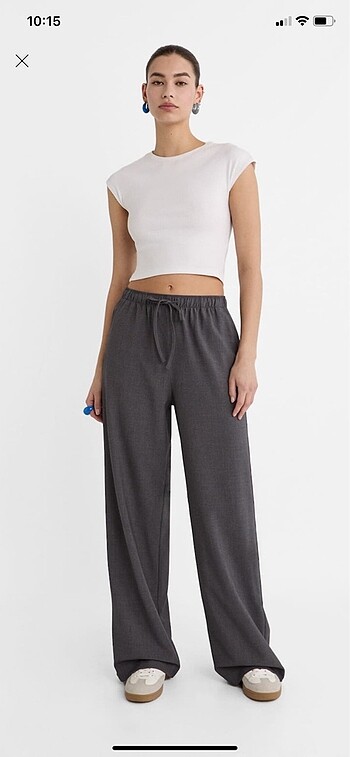 Stradivarius keten pantolon