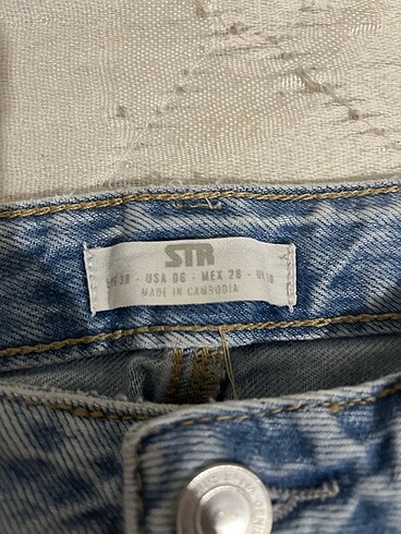m Beden mavi Renk Stradivarius pantolon