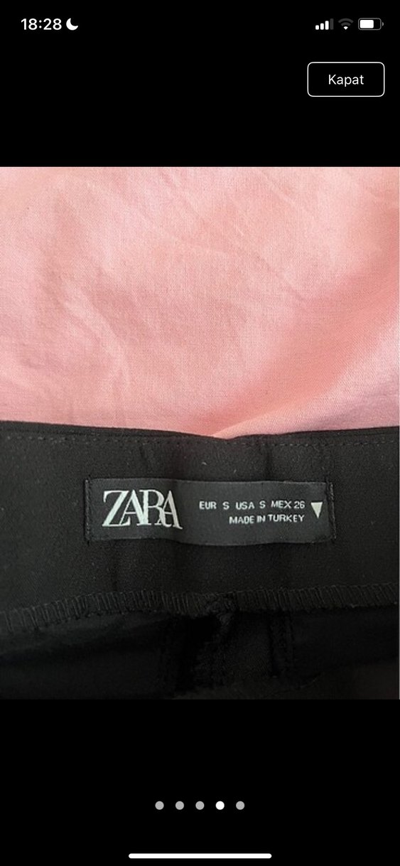Zara siyah şort etek - Görsel 4
