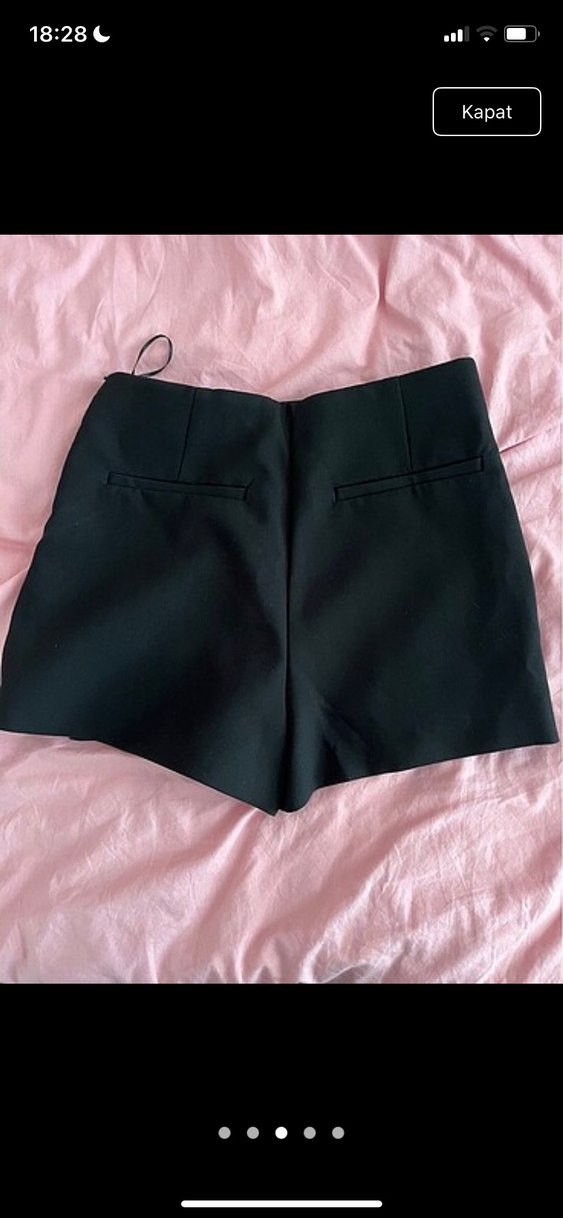Zara siyah şort etek - Görsel 3