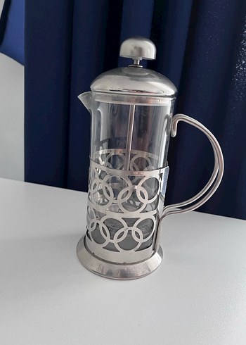 Diğer Metalik Gri Paslanmaz Çelik French Press