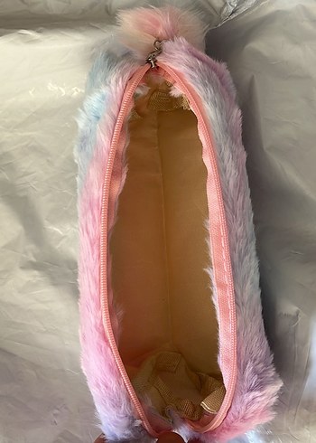 Beden çeşitli Renk Pastel Renkli Peluş Kalemlik