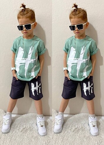 Hİ CEPLİ ŞORT GARSON TAKIM