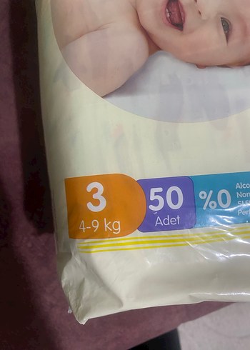 Me Baby Bebek Bezi, 50 Adet, Numara 3 - Görsel 2