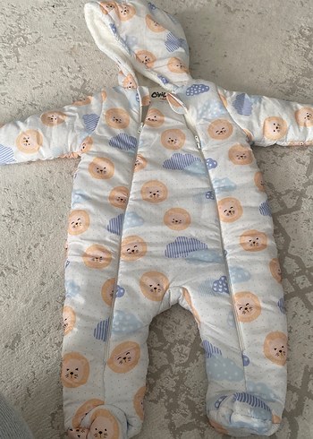 Civil Bebek Peluş Desenli astronot Tulum - Görsel 2