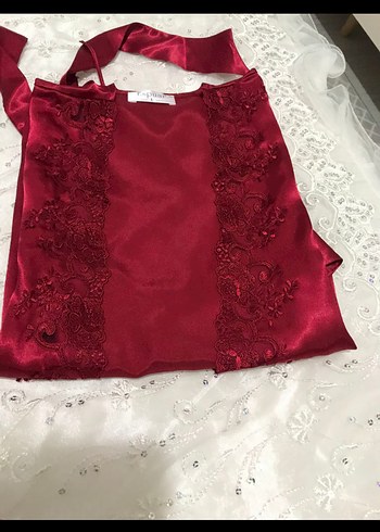 Espuar saten gecelik takımı - Görsel 4