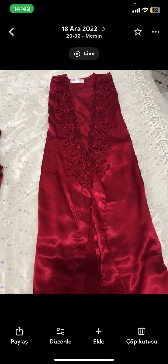 Espuar saten gecelik takımı - Görsel 2