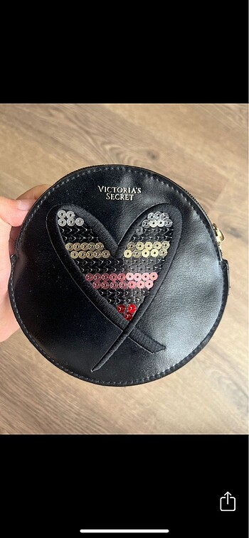 Beden siyah Renk Victoria Secret Bozuk Para Cüzdanı