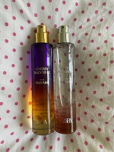 Zara Cherry Smoothie ve Queen Plumrose Edp